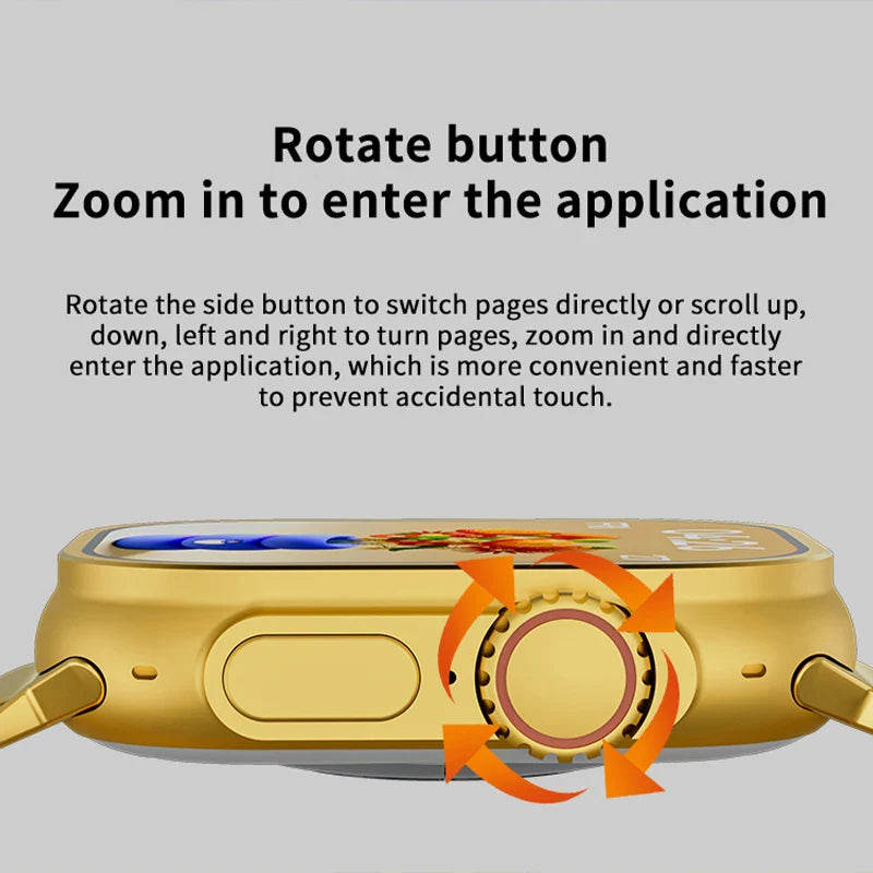 Gear Guys® - Ultra 24k Golden Smart Watch